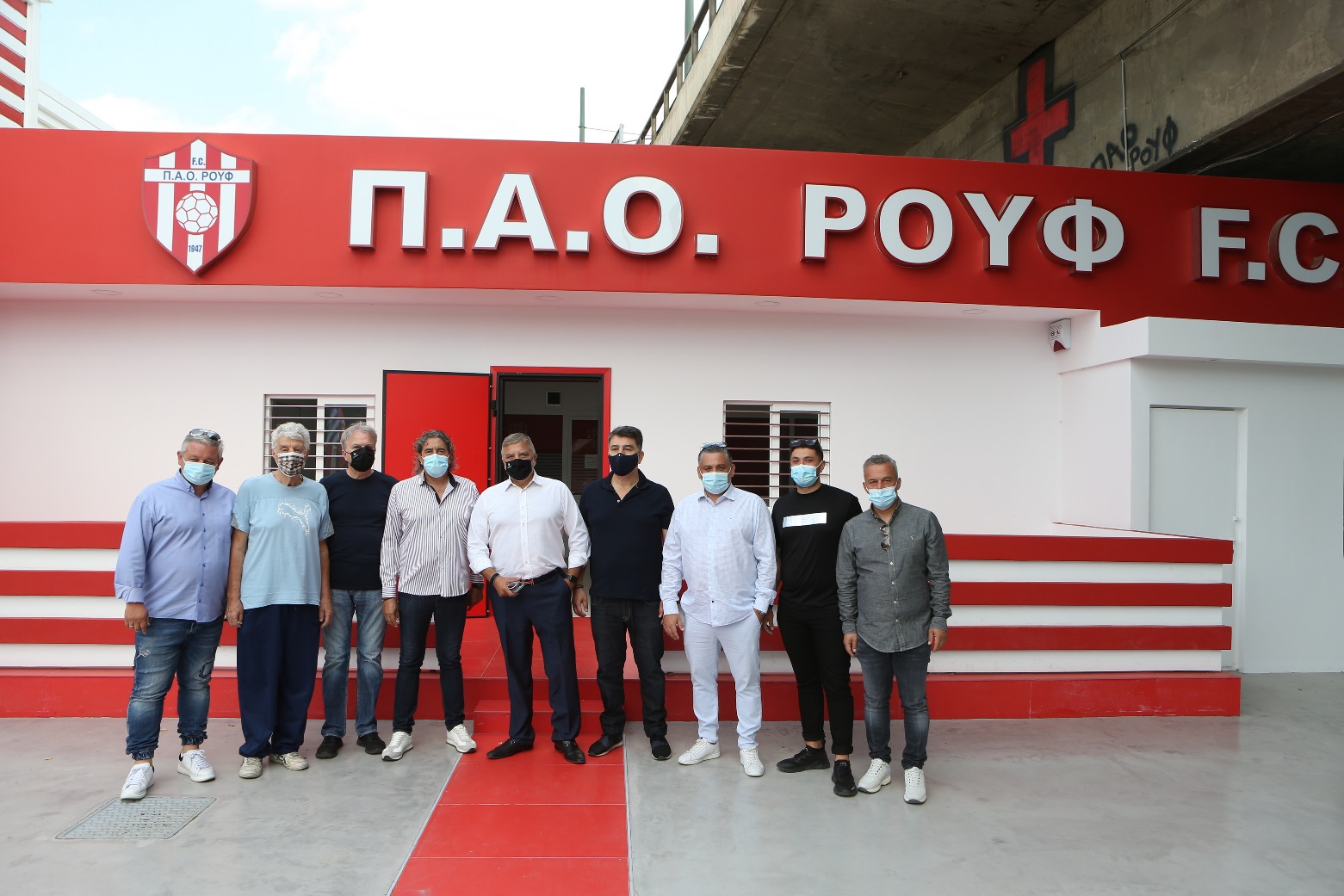 Περιφέρεια Αττικής: Επίσκεψη Πατούλη στον Ποδοσφαιρικό Αθλητικό Όμιλο Ρουφ
