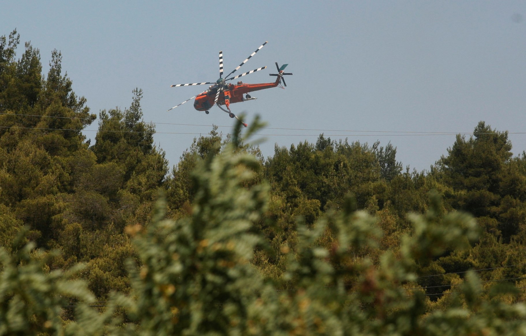 Φωτιά Σταμάτα: Μήνυμα του 112