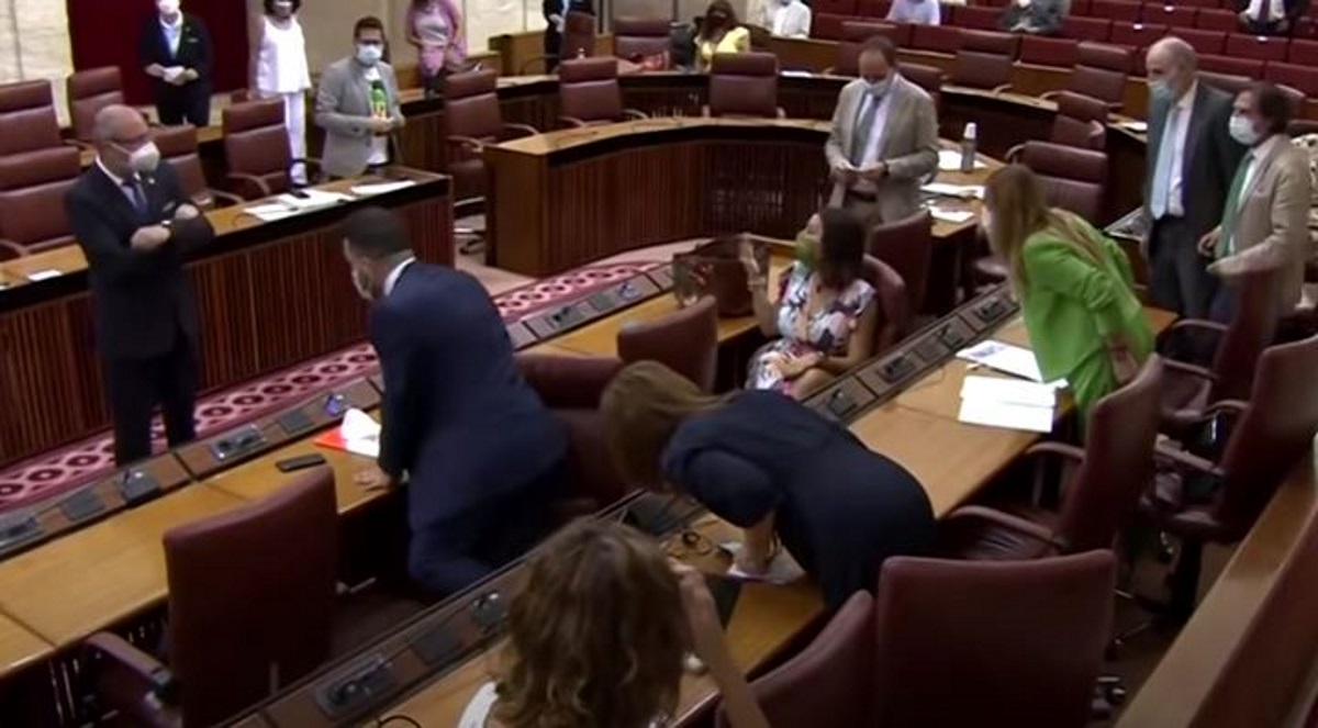 Viral – Αρουραίος στη Βουλή: Αναστάτωση στην Ανδαλουσία