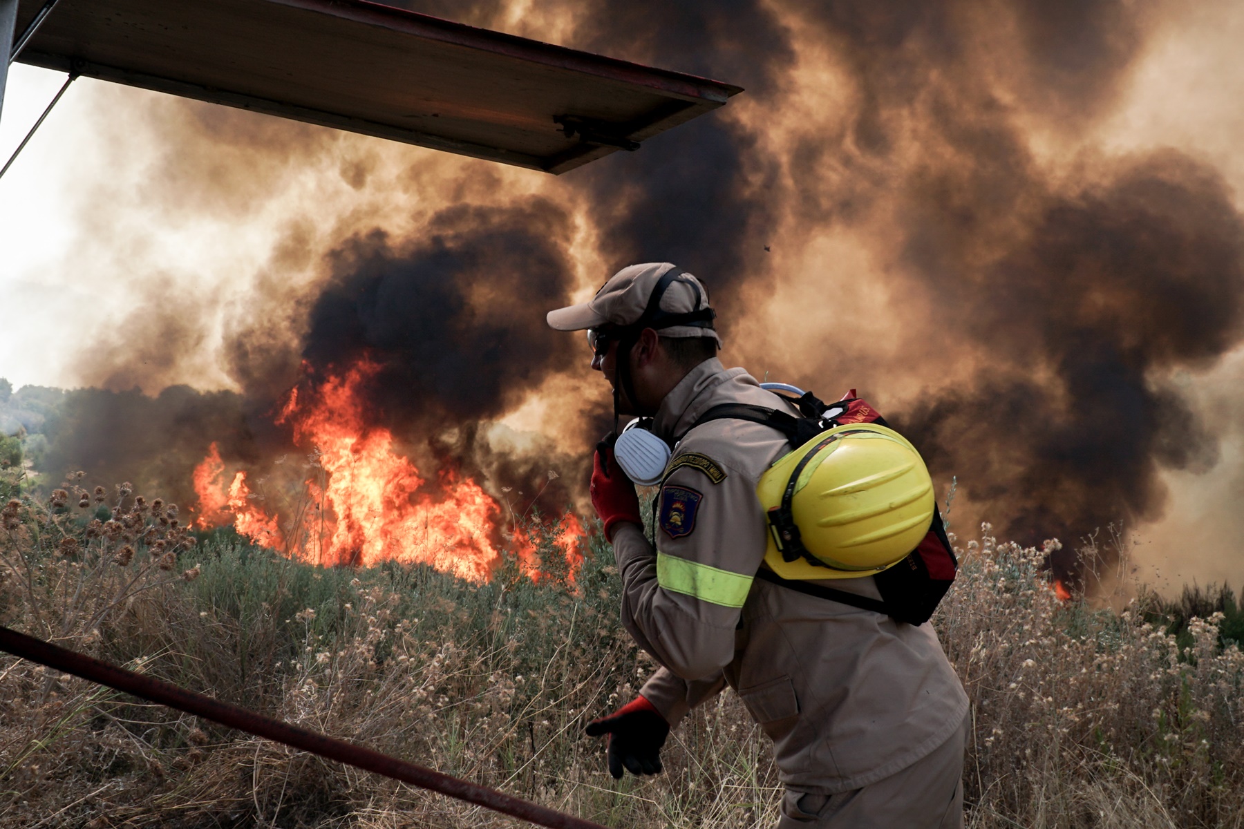 Φωτιά Σχηματάρι τώρα: Μεγάλη επιχείρηση της Πυροσβεστικής