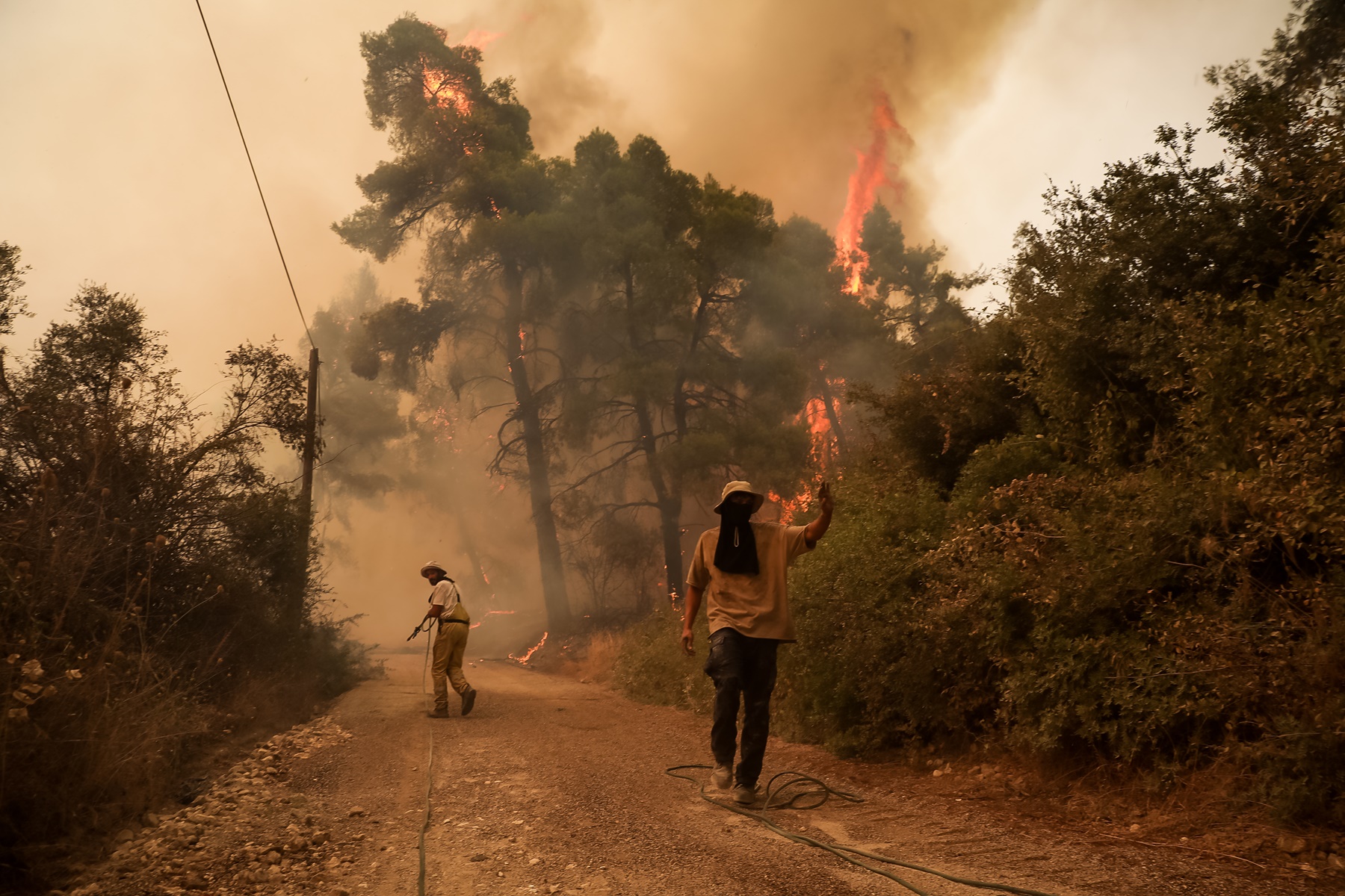 Εύβοια τώρα φωτιά: Κίνδυνος για το χωριό Ελληνικά – Απομακρύνονται πολίτες