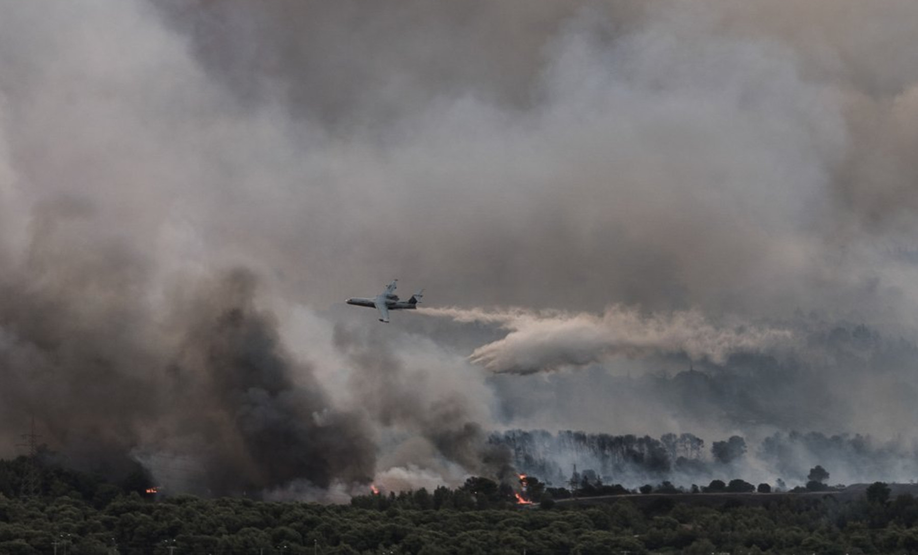 Φωτιά Αφίδνες – Πολεμική Αεροπορεία: Το αισιόδοξο μήνυμα στους πολίτες