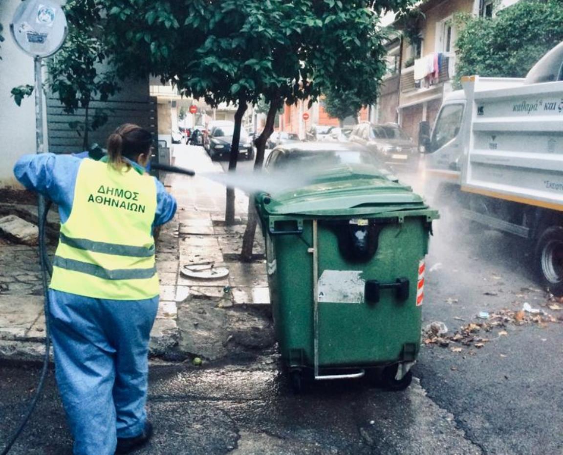  Δήμος Αθηναίων: Επιχείρηση καθαριότητας