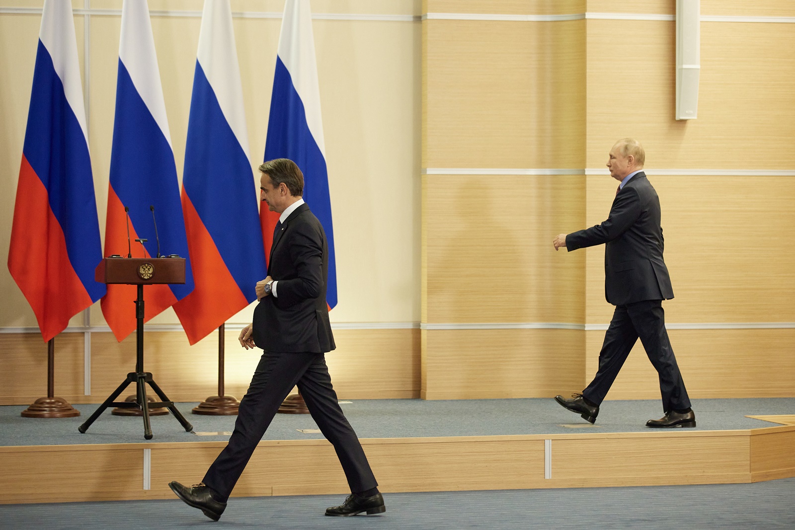 Μητσοτάκης – Πούτιν Ρωσία: “Υπάρχουν περιθώρια βελτίωσης των σχέσεών μας”