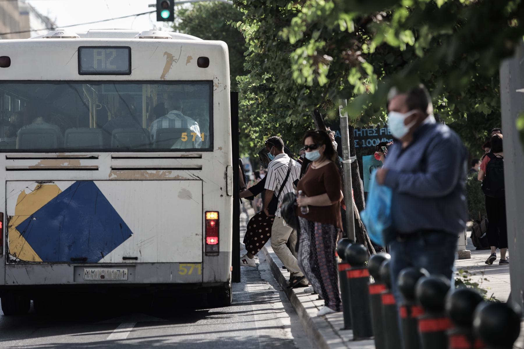 Φωτιά σε λεωφορείο: Εκκενώθηκε άμεσα από επιβάτες