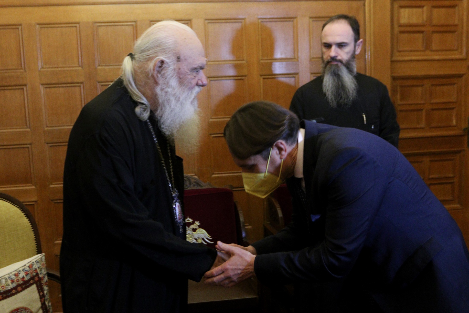 Αρχιεπίσκοπος Ιερώνυμος: Συνάντηση με τον Ουκρανό πρέσβη