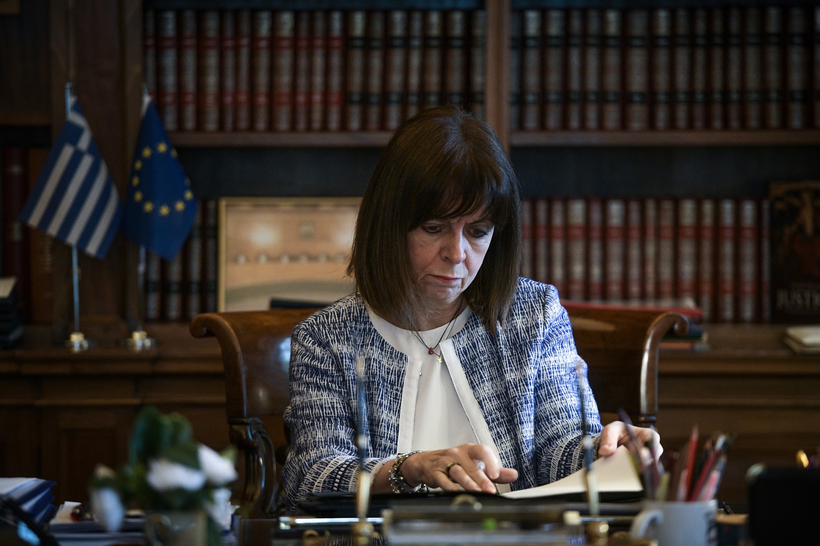 Νίκη Μακρόν – Σακελλαροπούλου: Χαίρομαι που μπορώ να συνεχίσω την εξαιρετική συνεργασία μεταξύ Γαλλίας – Ελλάδας