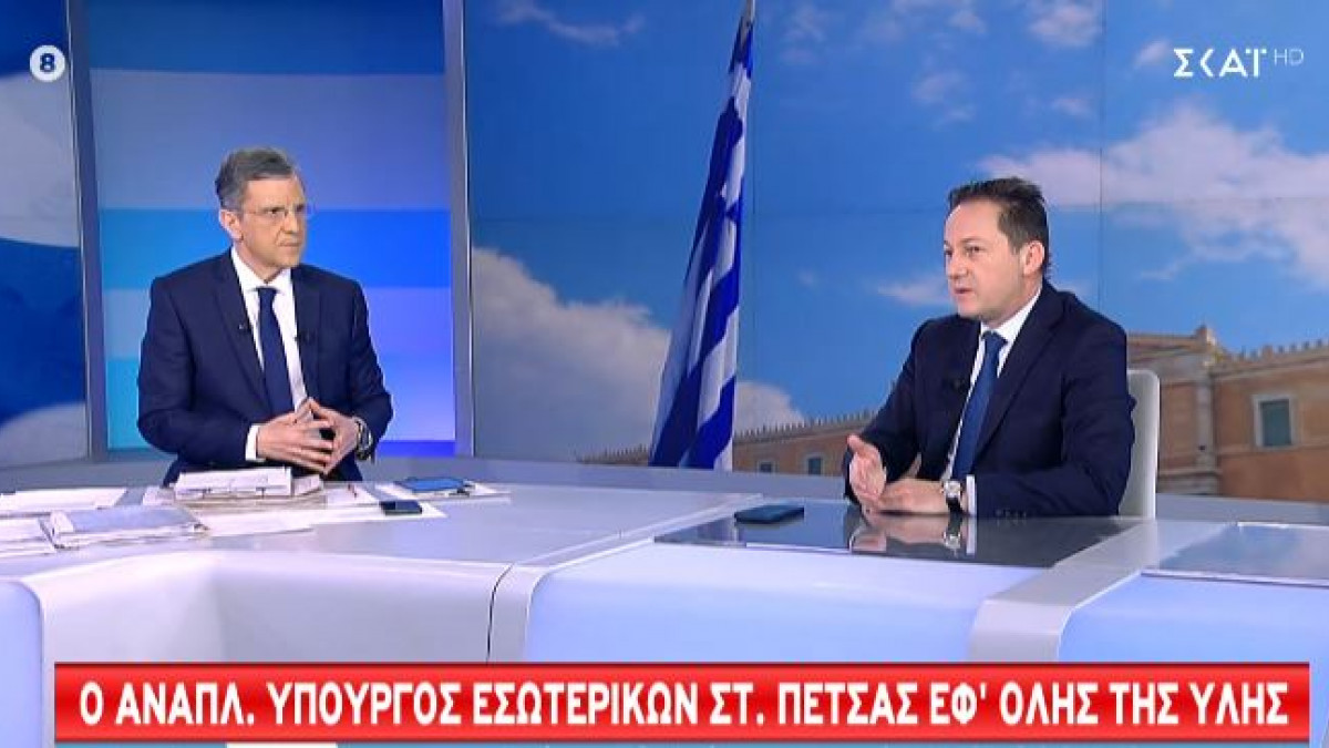 Πέτσας σε ΣΚΑΪ: «Δεν συνδέεται με πρόωρες εκλογές η παρέμβαση στο ρεύμα»