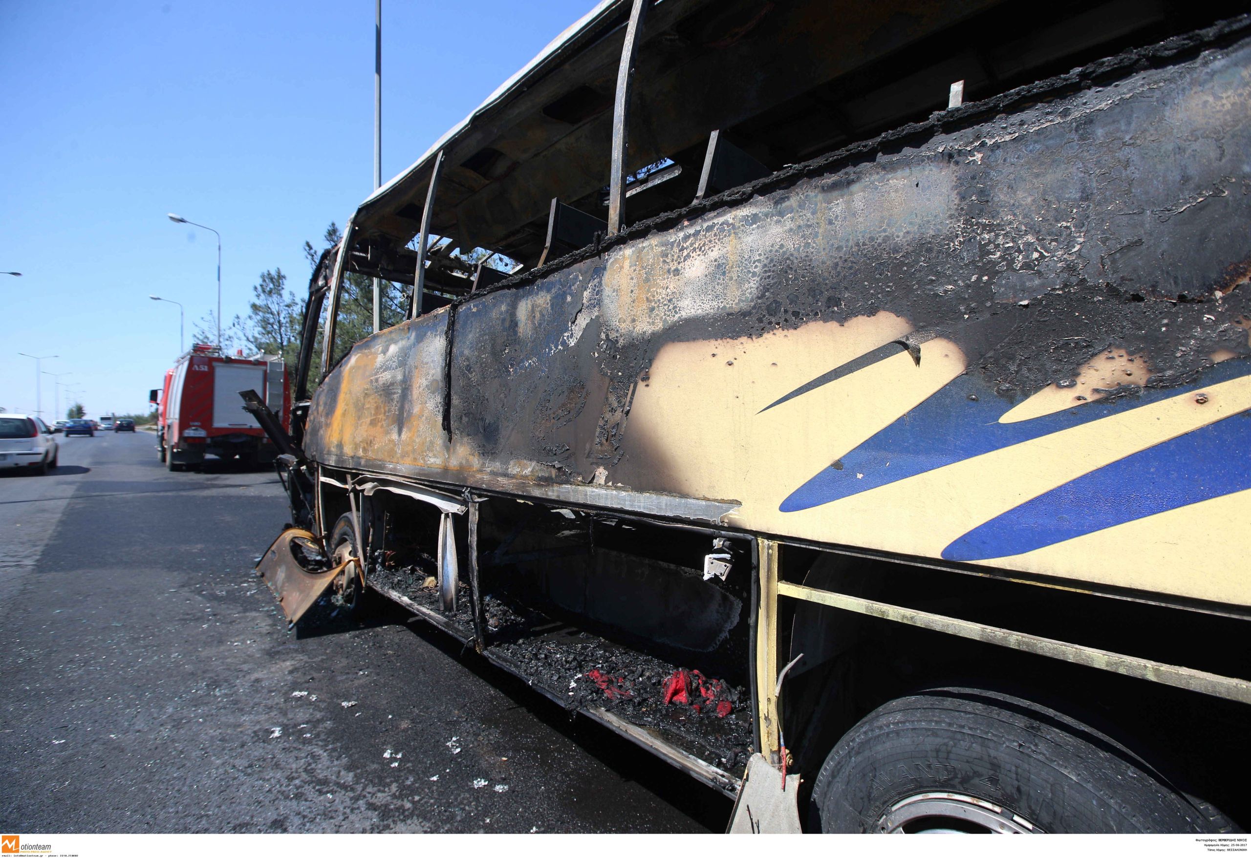 Ηγουμενίτσα: Φωτιά σε λεωφορείο με 51 επιβάτες