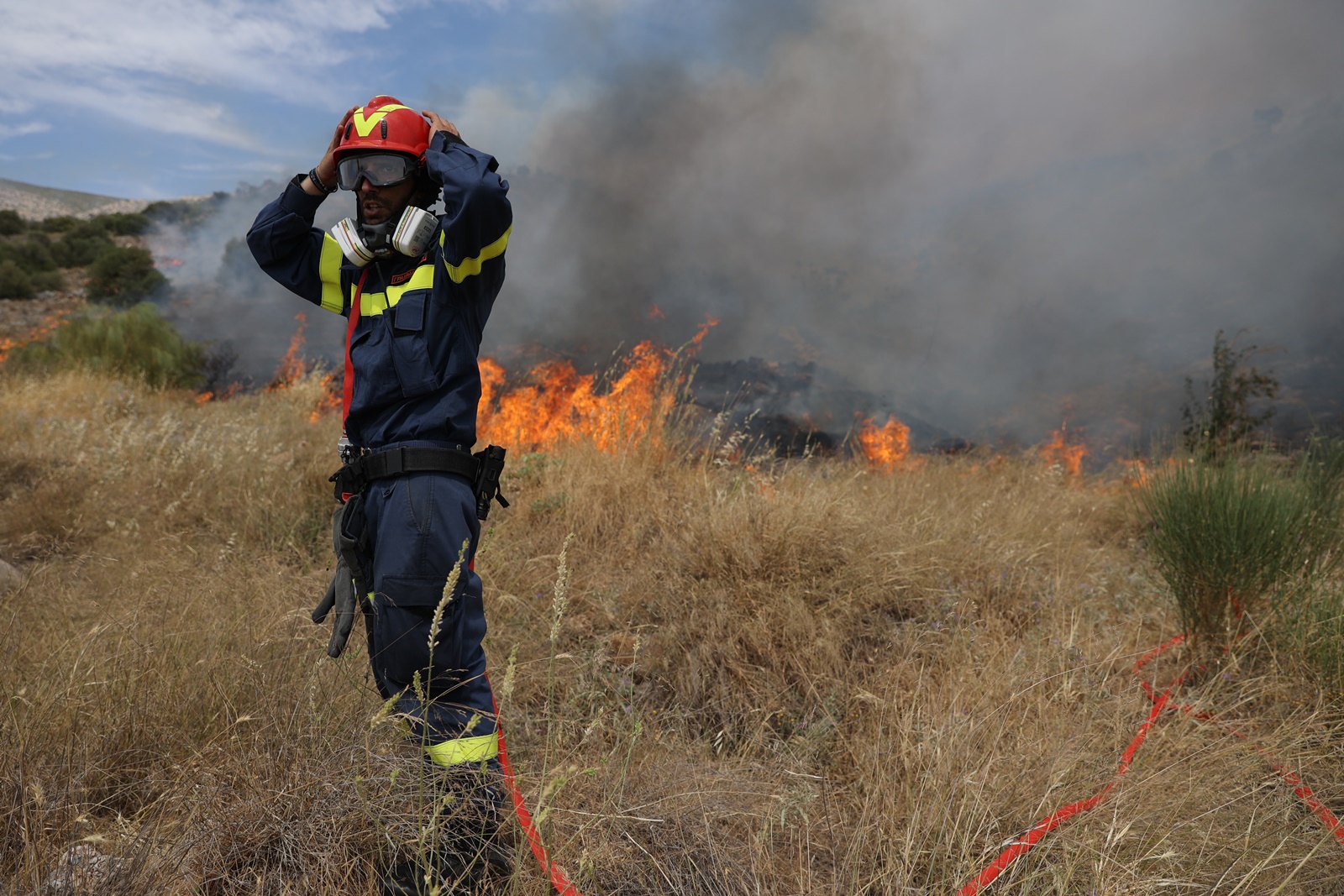 Φωτιά Ροδάκινο Ρεθύμνου: Συναγερμός στην πυροσβεστική