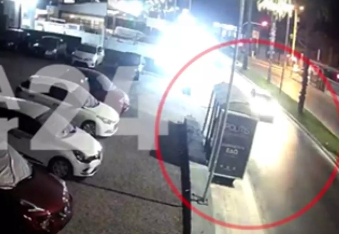 Τροχαίο στο Ηράκλειο: Βίντεο ντοκουμέντο με την «τρελή» πορεία του αυτοκινήτου