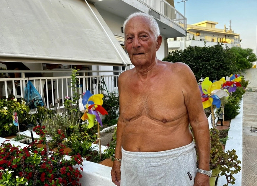 92χρονος – βουτιά: Ο Ροδίτης που έγινε viral αποκαλύπτει τα μυστικά της μακροζωίας