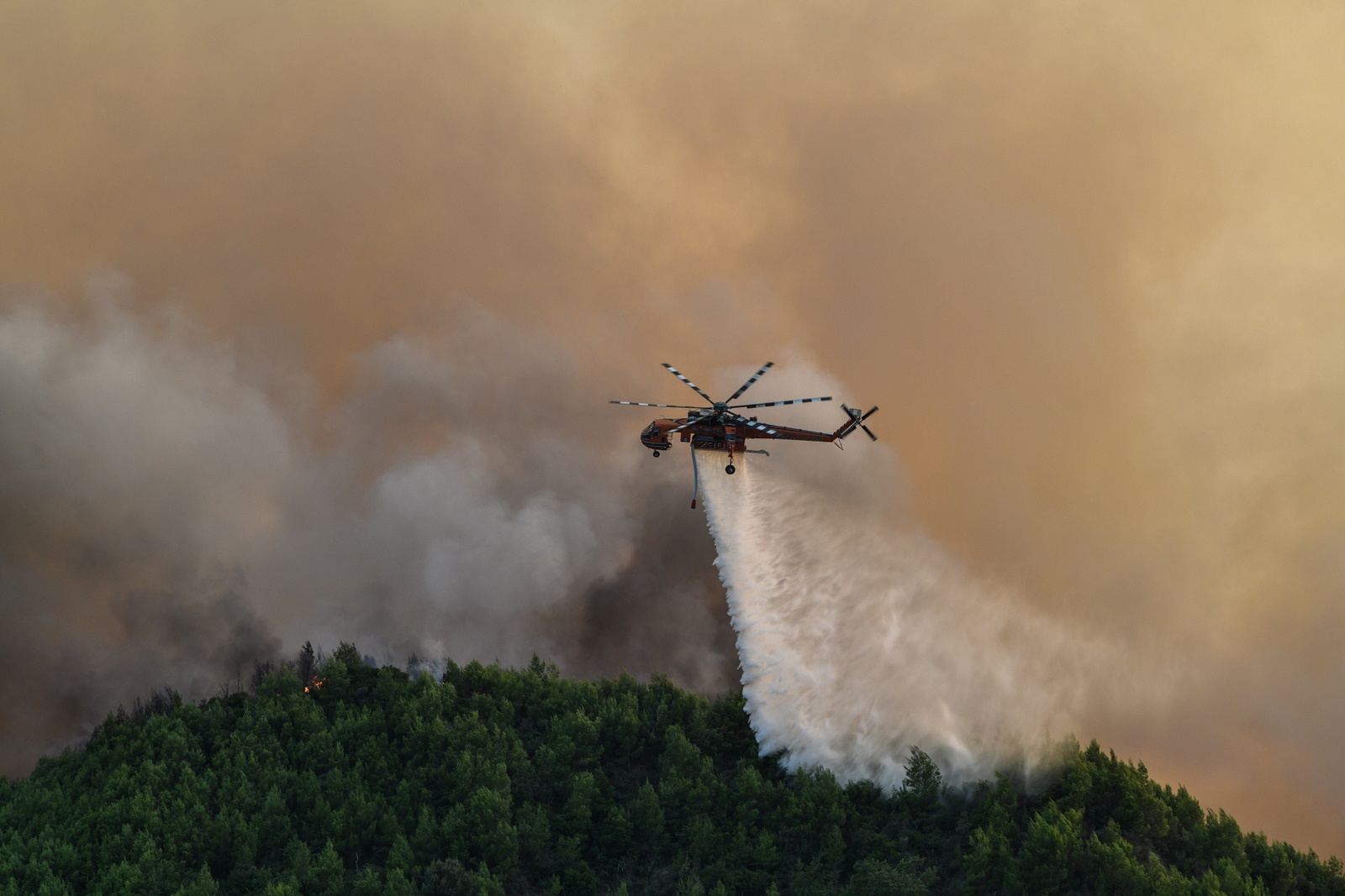 Φωτιά Βάλια Κάλντα: Υπό πλήρη έλεγχο η πυρκαγιά