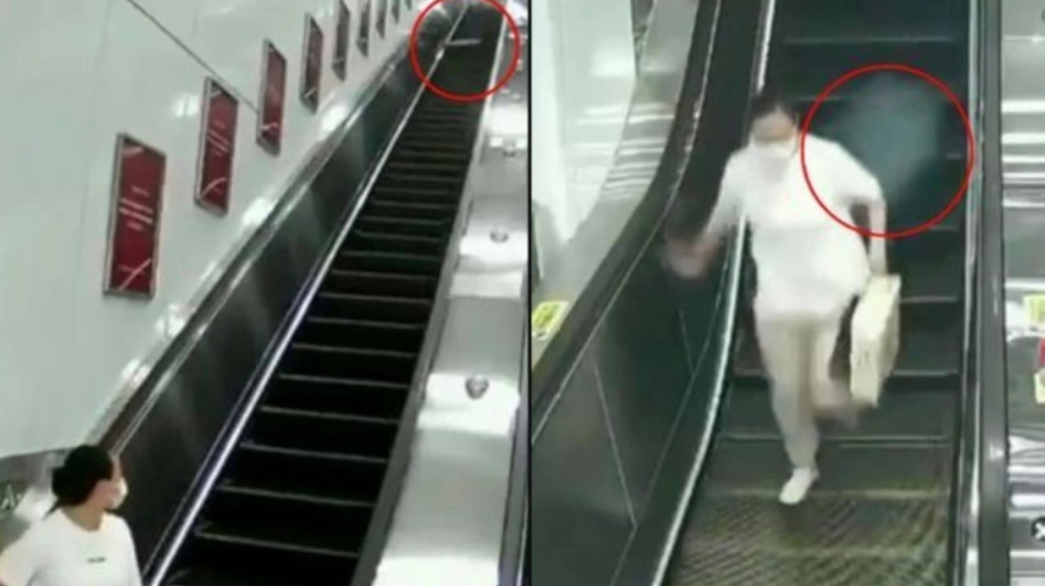 Viral: Μια βαλίτσα πηγαίνει κατά πάνω της στις κυλιόμενες