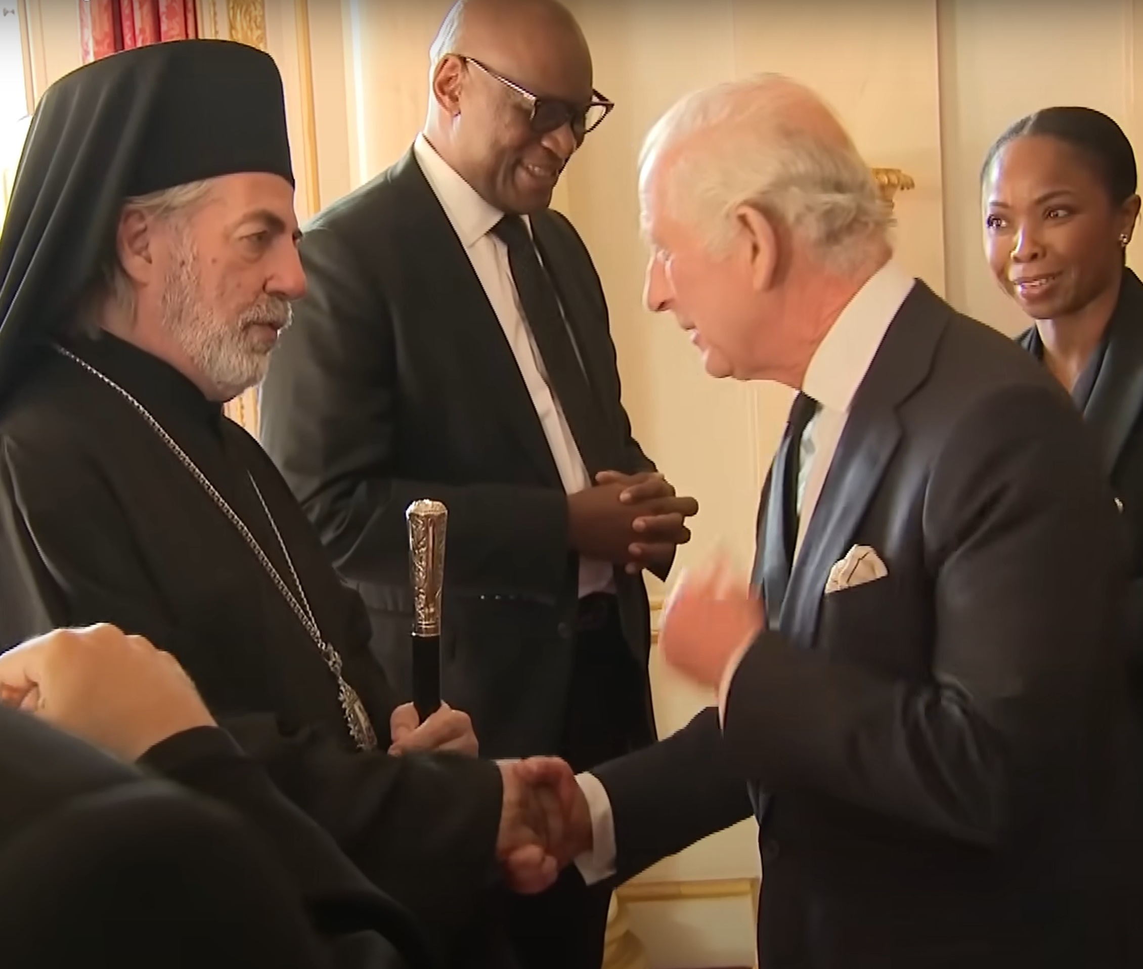 Συνάντηση του Αρχιεπισκόπου Θυατείρων με τον Βασιλιά Κάρολο