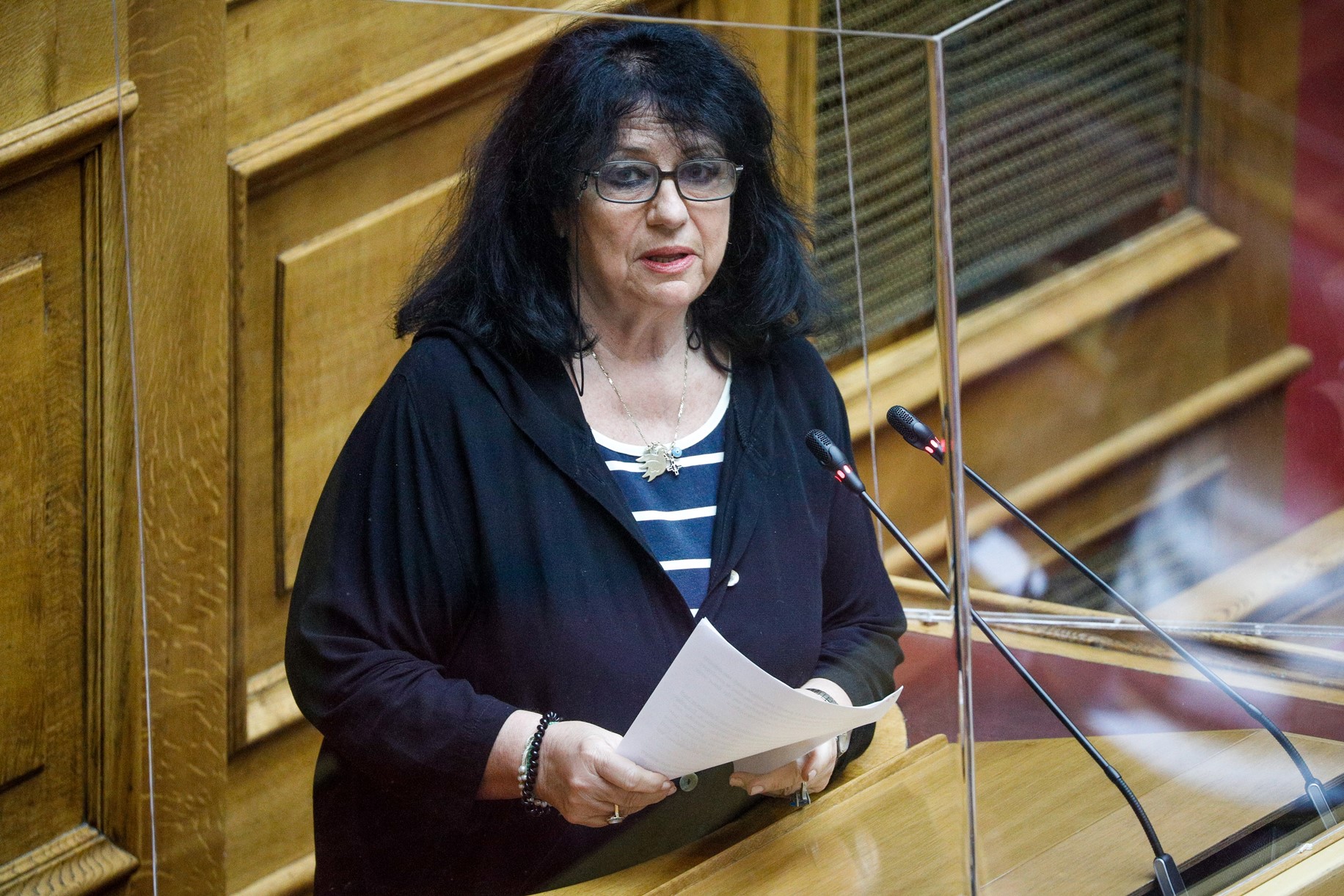 Άννα Βαγενά: Χυδαία επίθεση στον Μάξιμο Χαρακόπουλο στη Βουλή