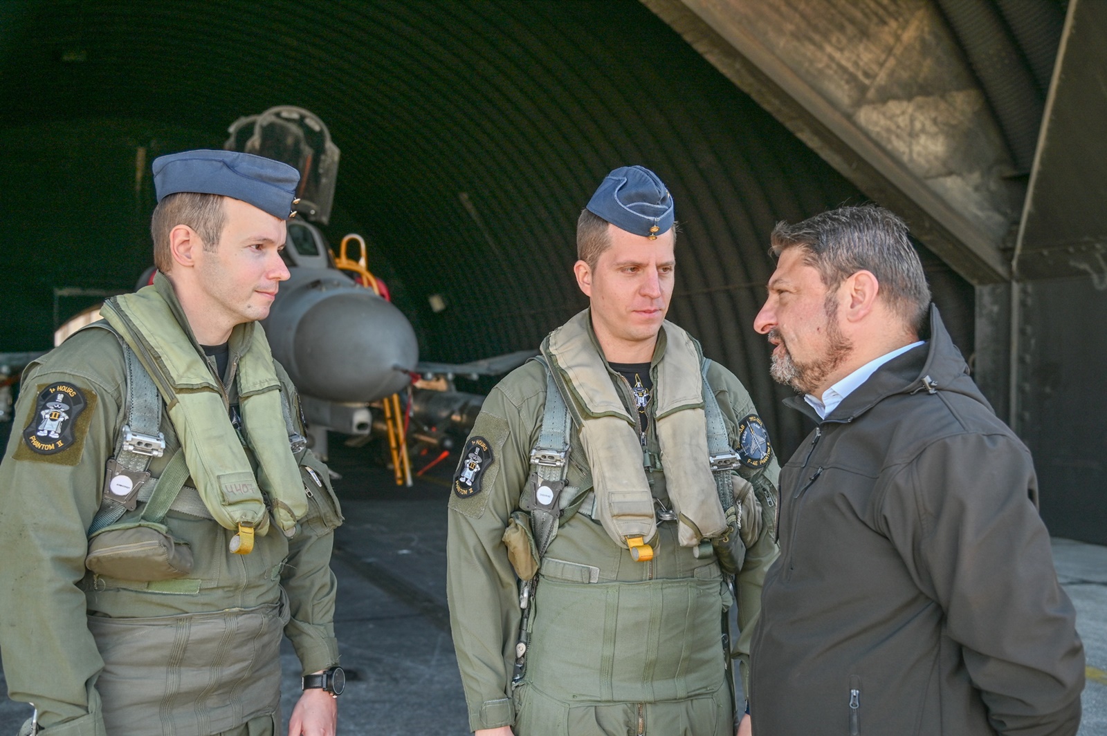 Χαρδαλιάς: Στις αεροπορικές βάσεις Ανδραβίδας και Αράξου ο υφυπουργός Άμυνας