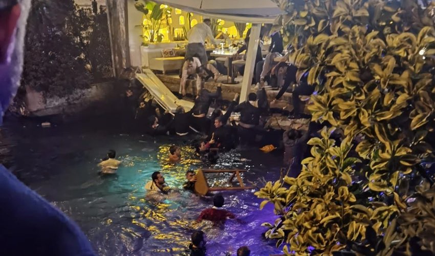 Τουρκία – κατέρρευσε τμήμα εστιατορίου: Άνθρωποι έπεσαν στη θάλασσα