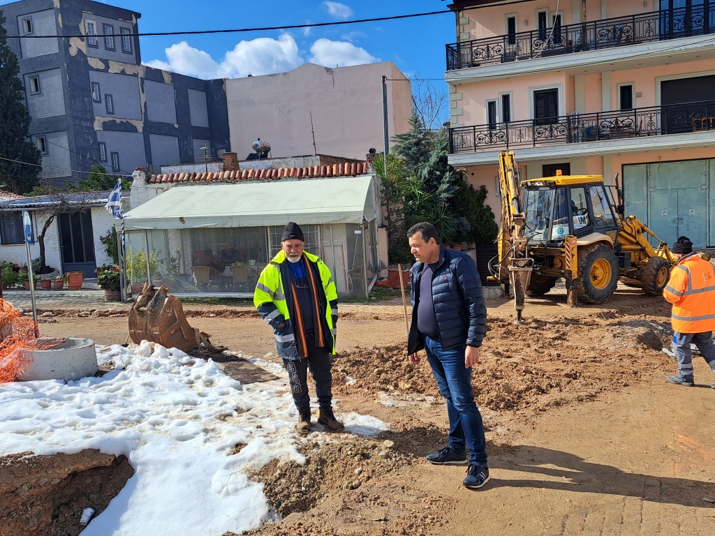 Σε πλήρη εξέλιξη το αντιπλημμυρικό έργο στη Δημοτική Κοινότητα Φυλής