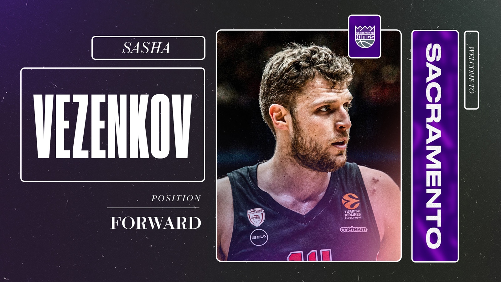 Σάσα Βεζένκοφ NBA: Η επίσημη ανακοίνωση των Σακραμέντο Κινγκς