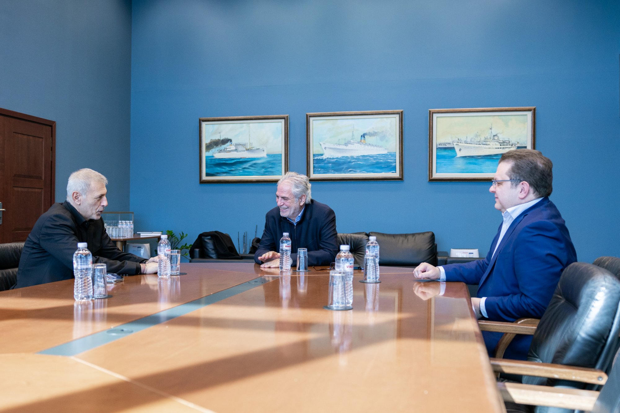 Συνάντηση Μώραλη με τον Υπουργό Ναυτιλίας και Νησιωτικής Πολιτικής