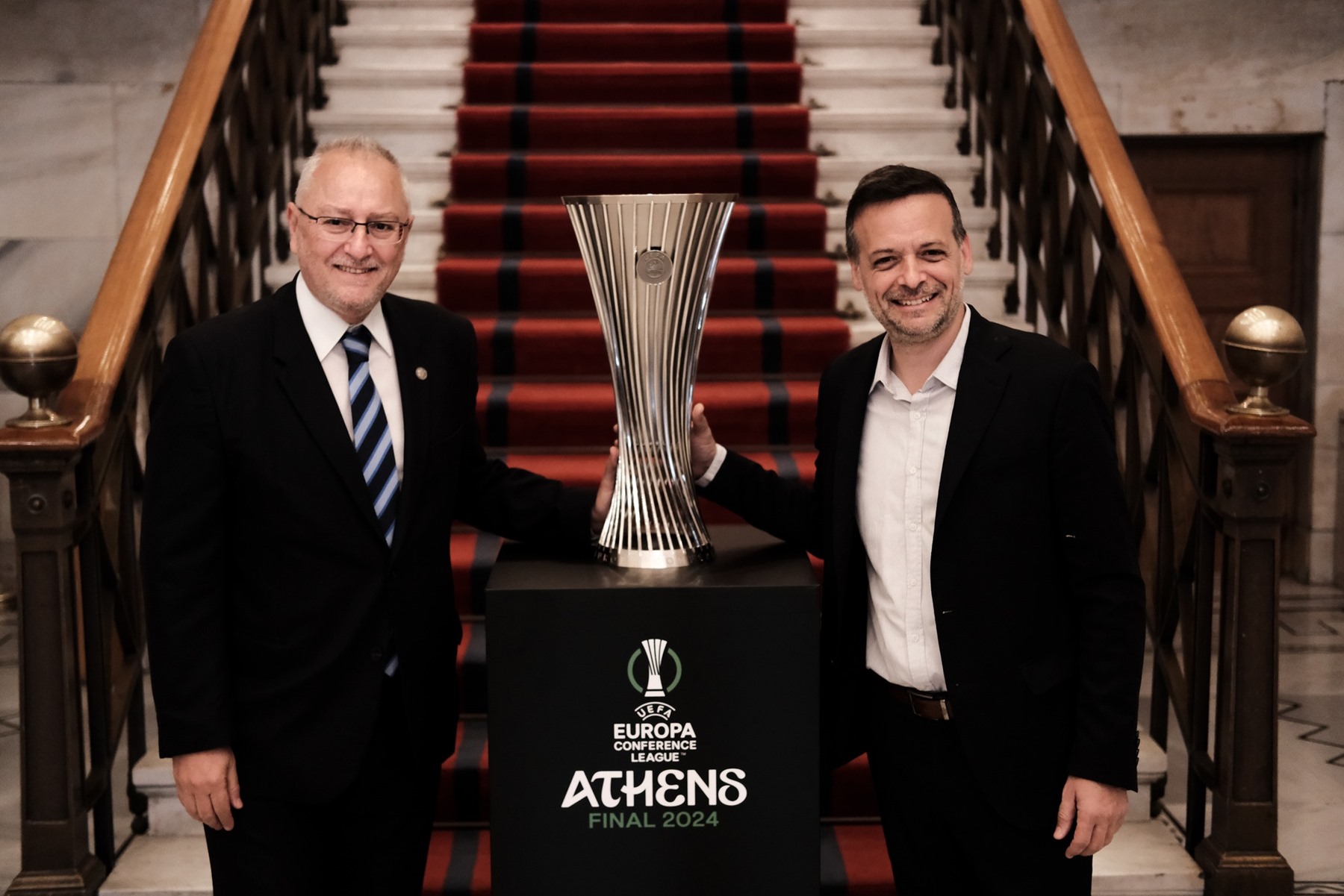 Κύπελλο UEFA Europa Conference League Χάρης Δούκας: Είμαστε πολύ χαρούμενοι διότι βρίσκεται εδώ