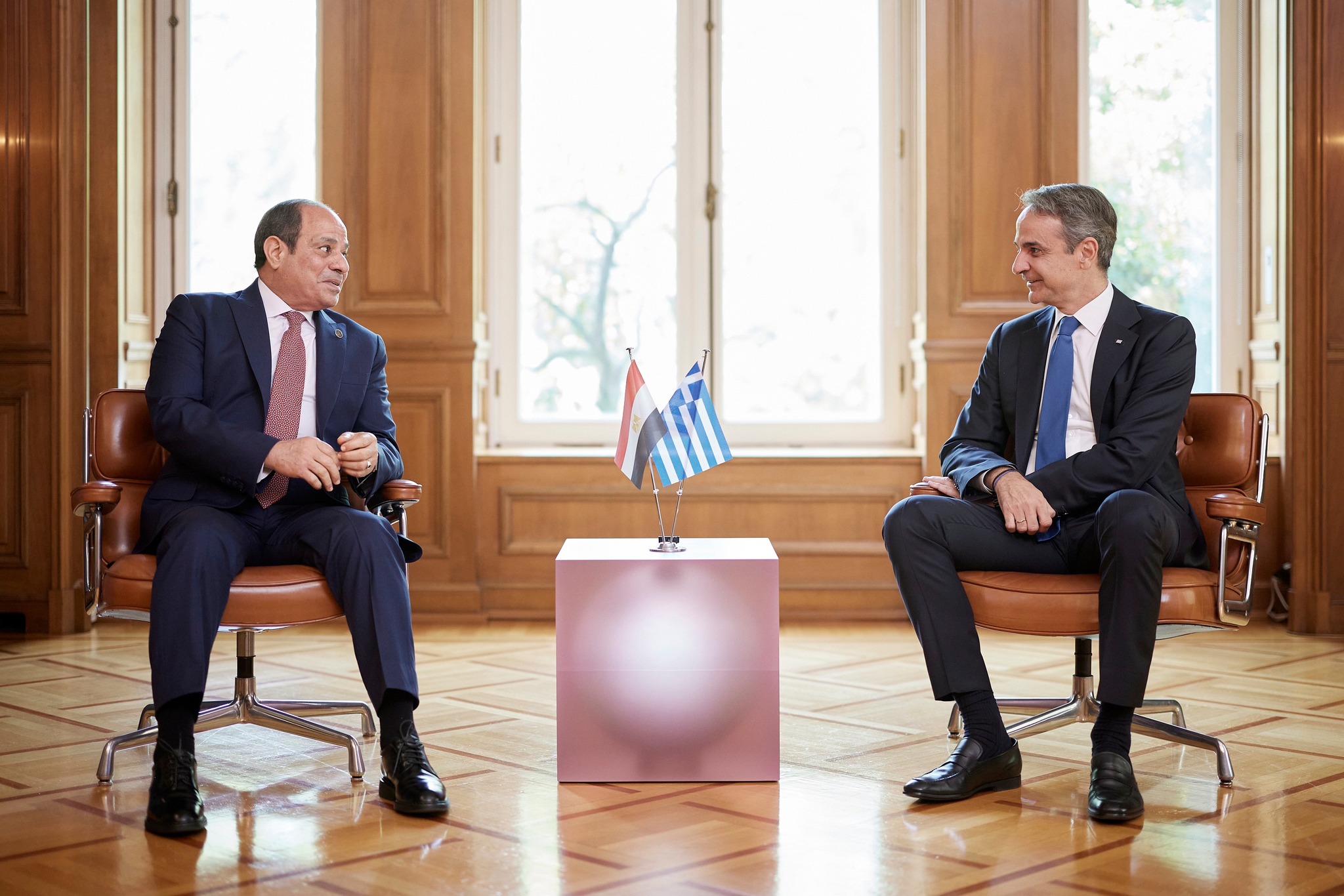Μητσοτάκης – Σίσι: Υπογράψαμε διακήρυξη για τη στρατηγική εταιρική σχέση Αθήνας- Καΐρου