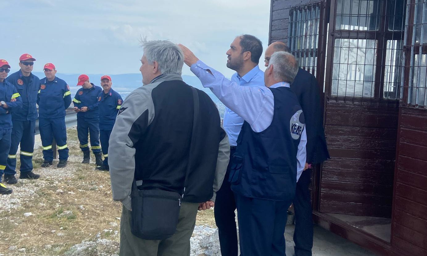 Πρόληψη και ετοιμότητα: O Υπουργός Κλιματικής Κρίσης επισκέπτεται τον ΣΠΑΠ